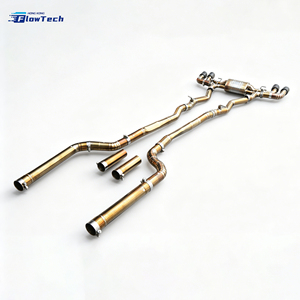 ระบบท่อไอเสียแคทแบคไทเทเนียมคุณภาพสูงแบบมีวาล์ว สำหรับ BMW F95 X5M Competition S63 S68 4.4L V8 น้ำหนักเบา ติดตั้งง่ายแบบ Direct Bolt-on - Product Image 5