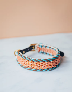 Cuerda de paracaídas 550 personalizada, collar de tronco de perro trenzado, collar de perro Paracord con adaptador ajustable, correa de PVC - Product Image 2