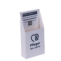 Présentoir de comptoir en carton pliable A4/A5 personnalisé conçu moderne rotatif brochure brochure porte-cartes de visite pour la maison