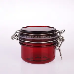 OEM service 120ml clip top jar plastic kilner jar sleeping facial moisturizer cream skin care packaging jar