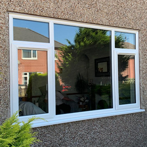 <span class=keywords><strong>Ventanas</strong></span> de PVC/UPVC de Doble Acristalamiento, Resistentes a Huracanes, con Diseño Deslizante y Abatible, de Calidad Profesional - Product Image 3