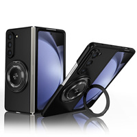 Pour Samsung Z Fold/Flip 6 5 4 360 ° Rotation Forte Support Magnétique Anti-chute De Protection Téléphone Cas PC Antichoc Téléphone Cas