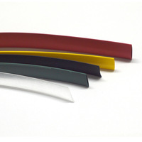 Kit de gainage de câbles électriques thermorétractables étanches DIY 3:1, noir et rouge, isolation en tube thermorétractable en PE, 600V