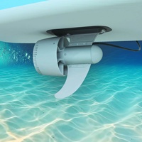 Kit moteur Ocean Surfing: moteur électrique étanche 600W avec poussée de 10kg et batterie au lithium B1 (certifiée IP67)