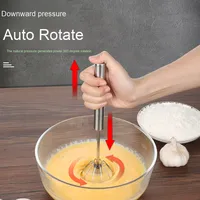 Utensilio de Cocina de Alta Calidad, Batidor de Huevos Manual de Acero Inoxidable Personalizado, Mezclador de Crema y Huevos