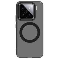 Housse de protection antichoc magnétique mate à la mode pour Xiaomi 14 14T 15 Pro comprend une poignée de téléphone