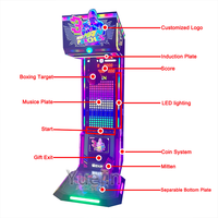 Jeu à pièces parc d'attractions de rue Marteau électronique Machine de boxe Arcade Boxe Punch Machine Prix à vendre
