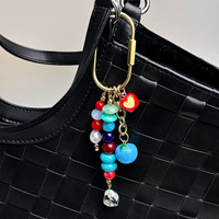Breloque Perles Mode D662 avec Pendentif Multi-Attaches pour Sac à Main et Porte-clés, Idéale pour la Fabrication de Bijoux DIY