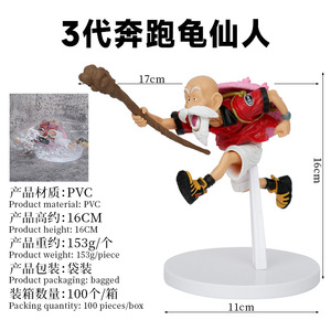 ของเล่นพีวีซีลายการ์ตูนขนาด 16 ซม. รุ่นลิมิเต็ดอิดิชั่นสีแดง อาจารย์โรชิ ดราก้อนบอล ฟิกเกอร์อนิเมะ ลดราคา - Product Image 2