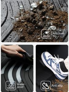 Alfombrillas de Coche Impermeables GoldenVoyage de 3 Piezas, Hechas a Medida, de TPE 3D de 5 mm de Grosor, para <span class=keywords><strong>Nissan</strong></span> X-Trail T33 con Volante a la Derecha, 2021-2025 - Product Image 4