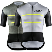 Maillot de cyclisme VTT et route personnalisé OEM pour homme, à manches courtes, imprimé par transfert thermique, en polyester respirant et léger