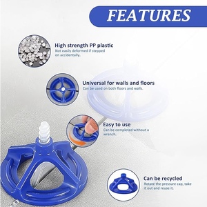 Système de nivellement de carreaux en spirale GD avec pince à carreaux et fixateur mural - Product Image 5