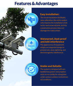 Caméra d'<span class=keywords><strong>analyse</strong></span> du volume de circulation routière contribue à réduire les embouteillages en fournissant automatiquement des données précises sur la circulation routière - Product Image 4