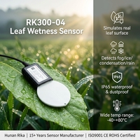 Capteur d'humidité des feuilles industriel RK300-04 4-20mA 0-5V 0-2V RS485 SDI-12 ±3%FS Répétabilité Protection IP65