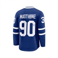 Jersey de Hockey sobre Hielo de los Toronto Maple Leafs, Talla Grande, Cosido, Auston Matthews 23, Matthew Knies 16, Mitch Marner, Transpirable, Venta al Por Mayor