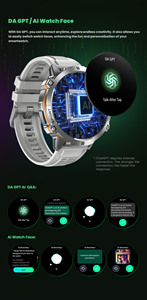 Reloj Inteligente X3 con Pantalla AMOLED Grande de 1.73 Pulgadas, 5-10 Días de Súper Autonomía, Resistente al Agua 3 ATM, Correa de Silicona, Reloj Inteligente Unisex Android - Product Image 6