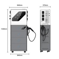 Chargeur rapide pour voiture électrique Station de charge électrique haute tension Lifepo4 Batterie de stockage d'énergie solaire industrielle et commerciale