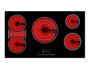 <span class=keywords><strong>Four</strong></span> électrique de haute qualité avec 5 brûleurs plaque de cuisson à induction en cristal appareils ménagers cuisinière à infrarouge - Product Image 6