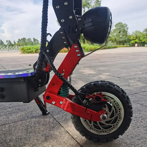 สกู๊ตเตอร์ไฟฟ้าความเร็วสูงสำหรับผู้ใหญ่ พับได้ ระบบกันสะเทือนคู่ ควบคุมอัจฉริยะ กันน้ำ ระยะทาง 60-120 กม. ผลิตจากอะลูมิเนียม รุ่น E6 High-S - Product Image 6