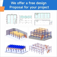 Estantería de Entresuelo Expandible, Almacenamiento Vertical, Equipo Industrial para Áticos y Desvanes de Fábrica