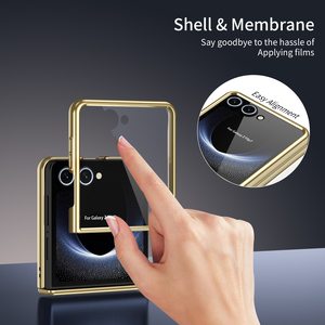 Coques de téléphone pour <span class=keywords><strong>Samsung</strong></span> <span class=keywords><strong>Galaxy</strong></span> <span class=keywords><strong>Z</strong></span> Flip 8 7 6 5 <span class=keywords><strong>4</strong></span>, antichoc, finition givrée mate, protection fine, coque rigide en plastique - Product Image 3