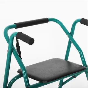 Thiết bị hỗ trợ đi bộ với ghế và hỗ trợ đi bộ cho người già và khung đi bộ - Product Image 2