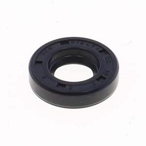 Sello de aceite con exterior de goma 10x21x5mm en NBR con un labio de sellado y resorte - Product Image 1