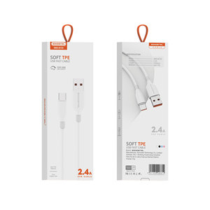 <span class=keywords><strong>Cable</strong></span> TPE <span class=keywords><strong>de</strong></span> Alta Calidad para <span class=keywords><strong>iPhone</strong></span>, 1m, Buen <span class=keywords><strong>Precio</strong></span>, <span class=keywords><strong>Cable</strong></span> USB <span class=keywords><strong>de</strong></span> Cobre Puro, 2.4A, Transferencia <span class=keywords><strong>de</strong></span> Datos Rápida - Product Image 2