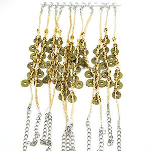 बोहेमियन जातीय शैली श्रृंखला जिप्सी बीच टखने श्रृंखला विंटेज टासल सिक्का एण्लेट महिला थोक - Product Image 1