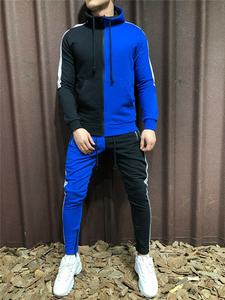 Nouvelle conception – Ensemble de survêtement décontracté 2 pièces pour homme grande taille, respirant et écologique, idéal pour le printemps (hoodie et pantalon) - Product Image 6