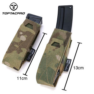 Toptacpro Custom Tactisch Lasersnijden Camo Magazijn Draagtas Taille Riem Enkele Mag <span class=keywords><strong>Holster</strong></span> Enkel Magazijn Zakje 9Mm - Product Image 2