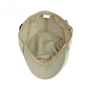 Chapeau seau en coton respirant léger pour hommes, béret <span class=keywords><strong>blanc</strong></span> uni vintage pour femmes - Product Image 3
