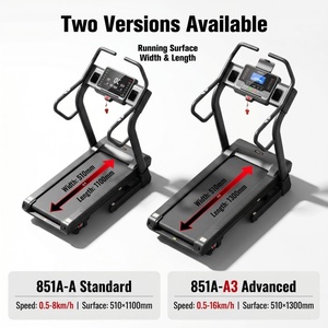 Appareil de fitness cardio motorisé K-FIT avec inclinaison réglable GS-851A-A(A-A3) pour salle de sport à domicile GS-851A-A Inclinaison réglable M - Product Image 4