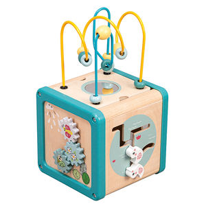 Cube d'activités <span class=keywords><strong>en</strong></span> <span class=keywords><strong>bois</strong></span> Montessori 6 <span class=keywords><strong>en</strong></span> 1, jouet d'apprentissage des mathématiques <span class=keywords><strong>pour</strong></span> enfants et bébés, coffret cadeau parfait <span class=keywords><strong>pour</strong></span> bébé - Product Image 4