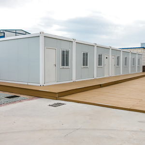 20 ft tạm thời xây dựng cấu trúc nơi trú ẩn phụ kiện gấp log cabin container phẳng gói chỗ ở Bungalow - Product Image 3