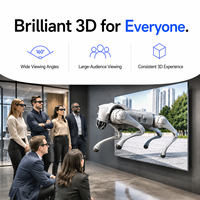 Écran d'affichage LED 3D passif Bestar, technologie polarisée, panneau mural vidéo HD, cinémas immersifs, mise à niveau de théâtre 4D/5D/XD, HDR10