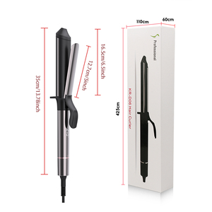 Fer à boucler professionnel à double tension avec logo personnalisé, chauffe rapide PTC, 25mm et 32mm, avec pince - Product Image 6