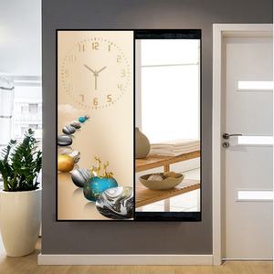 Boîtier de compteur électrique extérieur résistant aux intempéries avec accès facile, design horloge, peinture en porcelaine effet miroir - Product Image 1