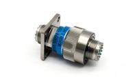 Connecteur droit à 14 broches en alliage d'aluminium plaqué or Kewei D38999/20FB02PN, prise électrique circulaire, fourni par l'usine