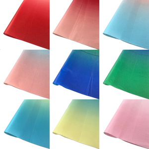 17g Wrapping Paper Handmade Craft Paper Gradient Tissue Paper for Festival