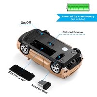 Souris sans fil pour voiture, design sportif ergonomique, impression de logo personnalisée, faible MOQ, cadeau promotionnel