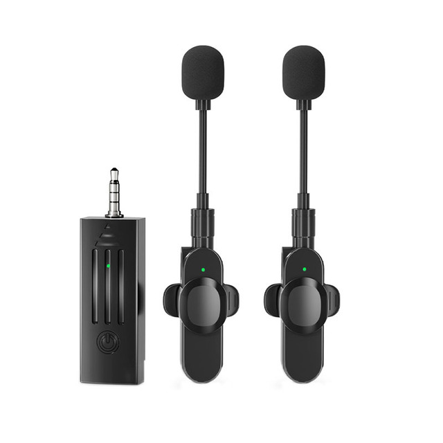 New Arrival Portable 3.5mm K35D Mini Live Streaming Lavalier Wireless Microphone External Lapel Recording Mic