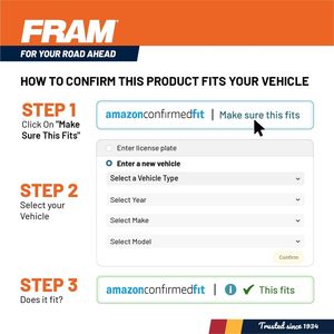 Fram Cabin Air Filter CF10134 Fresh Breeze Activated Carbon For <b>Car</b> <b>Interior</b> - Product Image 3