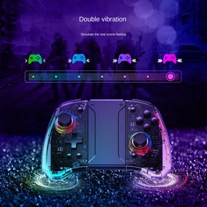 NS xuyên biên giới độc quyền 7 màu sợi quang ánh sáng máy trái và phải trò chơi xử lý Bộ điều khiển - Product Image 4