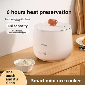 Nouveauté : Mini cuiseur à riz électrique 110V multifonctionnel, idéal pour 1 à 3 personnes, pour faire du riz, du porridge et des plats chauds à la maison - Product Image 3