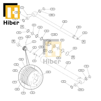 Kit de joints pour vérin hydraulique 625-5801 6255801 pour CAT 320D 320C 320GC 323D 324D 325D 329D 330D2