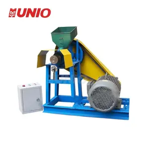 hot sale automatic corn snacks bulking machine low cost puffed cereal making machine fish feed mill