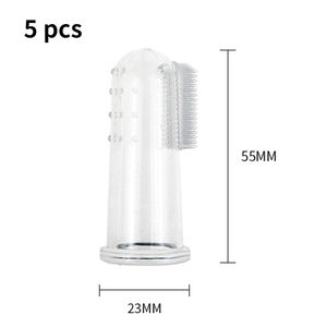 Cepillo de dientes de silicona con los dedos del perro, cepillo de dientes envolvente, suave, superventas, para mascotas - Product Image 6