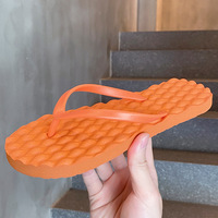 Tongs et Claquettes d'Été en Caoutchouc, Design Tendance, Sandales Plates pour Femmes et Dames