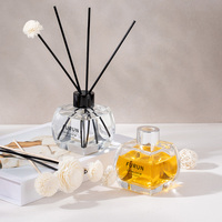 Bouteille d'huile essentielle aromatique, flacon vide en verre pour diffuseur à bâtonnets, vente en gros